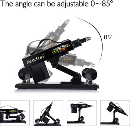 Sex Machine Dildo Machine with Realistic Dildo,Fuck Machine for Women with 3XLR Connector,Thrusting Sex Machine for Man,Adult Toys Sex Toy with 8 Accessories