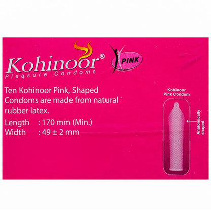 Kohinoor Pink - Pack of 10 Condoms