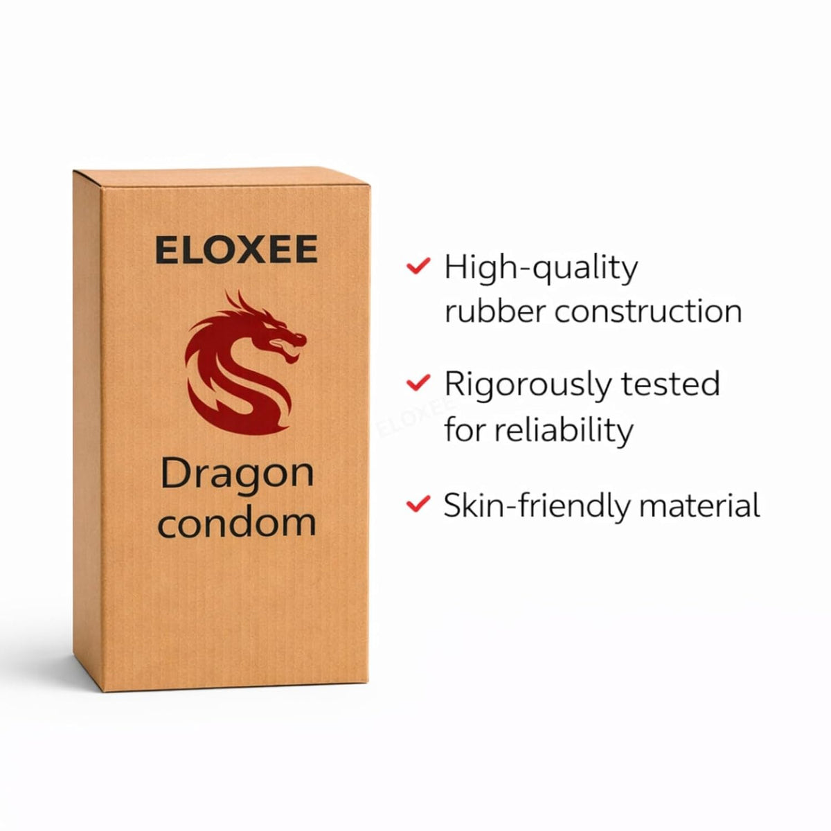 Premium Size Silicone Dragon Condom for Men 6 Inch – Big Size Textured Condom – Skin-Friendly Silicone – Comfortable Fit – Single Piece Personal Protection
