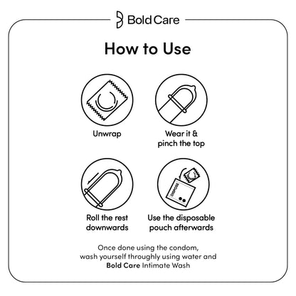 Bold Care 404 Super Ultra Thin Bubblegum Flavored Condoms For Men - (Pack of 3)