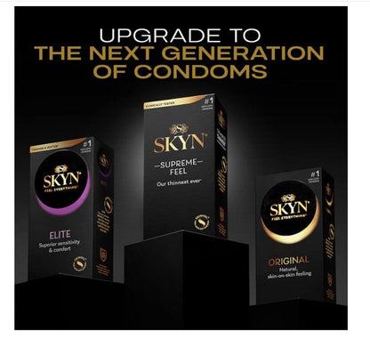 SKYN Extra Studded, 22 Count, Lubricated Latex-Free Condoms, Unique Texture Intensifies Every Moment