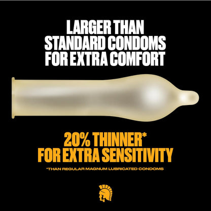 TROJAN Magnum Bareskin 10 Pack Condoms