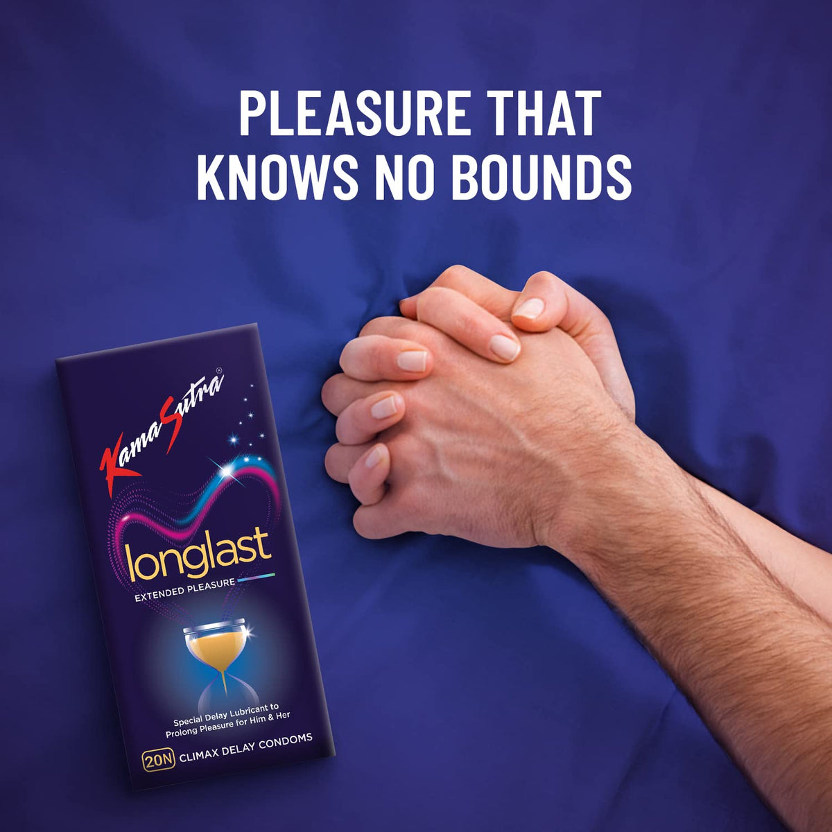 KamaSutra LongLast Condom for Men Dotted Combo Pack of 20