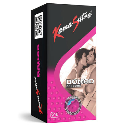KamaSutra Dotted Condoms for Men - 20 Count