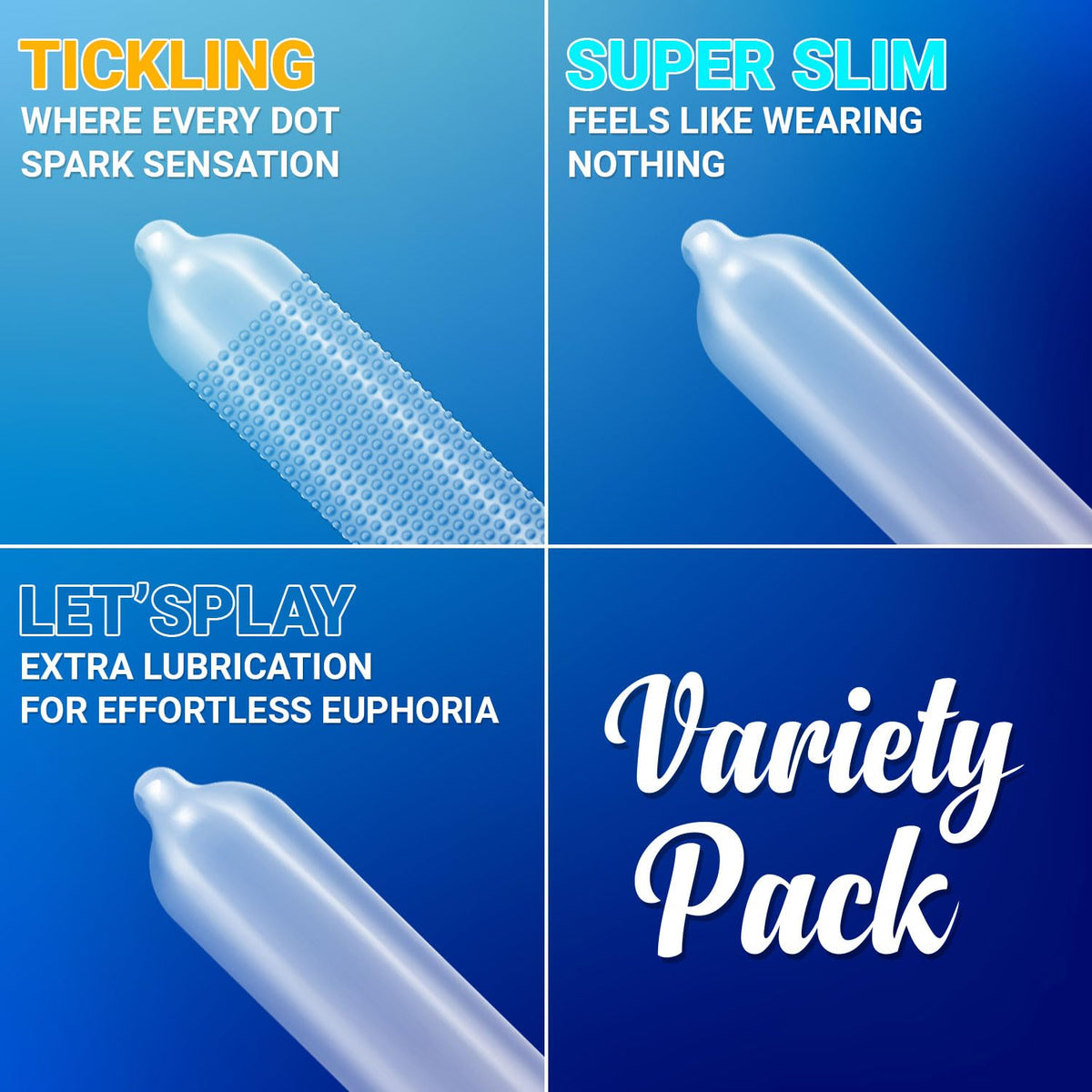 NOTTY BOY Condom For Man Combo Pack of 100 Pieces (Set of 10) - Big Dotted, Extra Delay, Ultra Thin, Ribbed, Lubricated, 4-IN-1, Snug Fit, Flavours and 3inOne